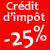 Cr&eacute;dit d'imp&ocirc;t